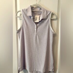 Peter Millar Wine Glasses Sleeveless Golf Polo